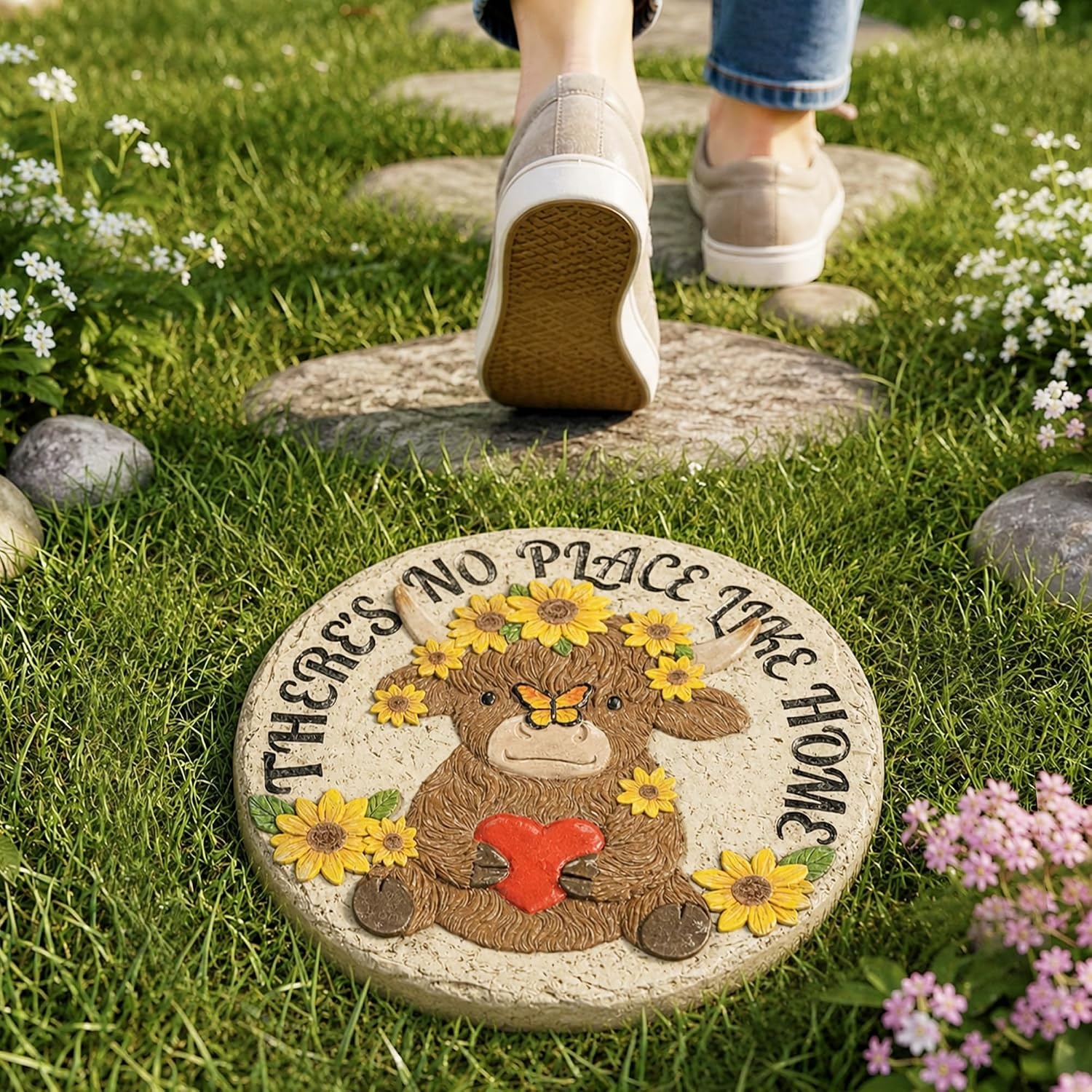 image:imageGIGALUMI Family Tree Wall Decor Stepping Stones Tree of Life DecorationHighland Cow