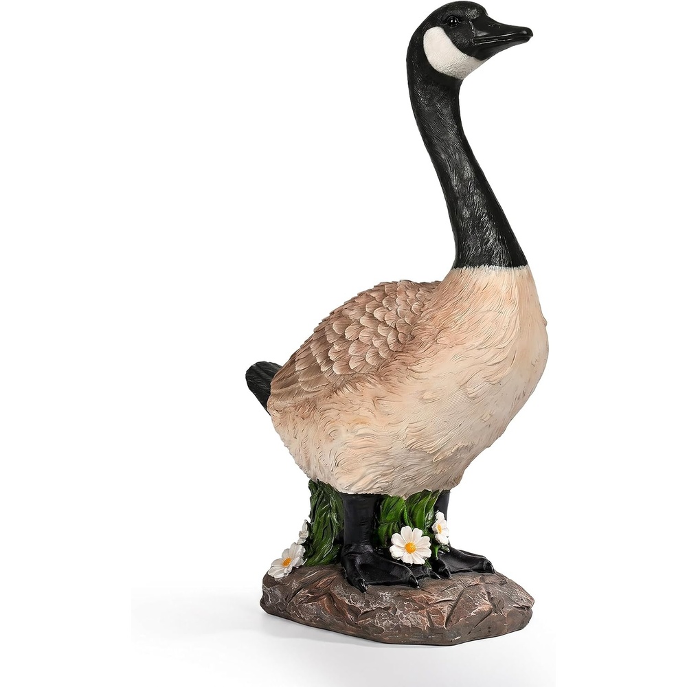 image:imageGIGALUMI 19 Large Porch Canada Goose Statue Durable Resin Garden Decor HandPainted Animal Sculpture Indoor Outdoor Patio Lawn Yard Art Ornaments Birthday Housewarming Gift for Women Mom GrandmaCanada Goose