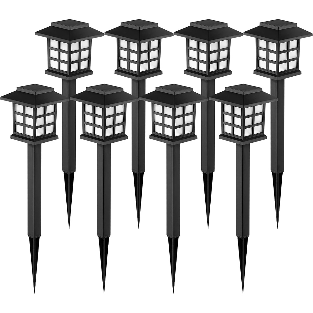 image:imageGIGALUMI Solar Lights Outdoor Waterproof 12 Pack LED Garden DecorWarm White