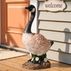 GIGALUMI 19″ Large Porch Canada Goose Statue, Durable Resin Garden Decor, Hand-Painted Animal Sculpture Indoor Outdoor, Patio Lawn Yard Art Ornaments, Birthday Housewarming Gift for Women Mom Grandma(Canada Goose)