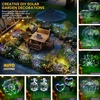GIGALUMI 2 Pack Solar Firework Lights Outdoor, Garden Decor, Warm White(Multicolor)