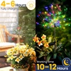 GIGALUMI 2 Pack Solar Firework Lights Outdoor, Garden Decor, Warm White(Multicolor)