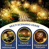 GIGALUMI 2 Pack Solar Firework Lights Outdoor, Garden Decor, Warm White(Warm White)