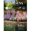 GIGALUMI 3 Pack Solar Wisteria Flowers Outdoor, 2 Modes, Multicolored(Purple)