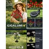 GIGALUMI 4 Pack Solar 28 Carnations Flowers Outdoor, 2 Modes, Multicolored(Red)