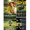 GIGALUMI 4 Pack Solar 28 Carnations Flowers Outdoor, 2 Modes, Multicolored(Yellow)