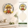 GIGALUMI Family Tree Wall Decor Stepping Stones Tree of Life Decoration(Highland Cow)