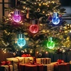 GIGALUMI Halloween Solar Lights Outdoor Solar Hanging Lanterns Outside 12PC(Multicolor)