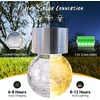 GIGALUMI Halloween Solar Lights Outdoor Solar Hanging Lanterns Outside 12PC(Warm White)