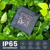 GIGALUMI Solar Lights Outdoor Waterproof 12 Pack, LED Garden Decor(Flickering Flame)