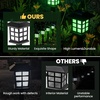 GIGALUMI Solar Lights Outdoor Waterproof 12 Pack, LED Garden Decor(Green)