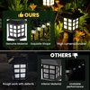 GIGALUMI Solar Lights Outdoor Waterproof 12 Pack, LED Garden Decor(Warm White)
