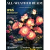 GIGALUMI Solar Outdoor Lights 9 Roses for Garden Decor, 3Pack Multi-Colored(Pink)