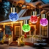 GIGALUMI Halloween Solar Lights Outdoor Solar Hanging Lanterns Outside 12PC(Multicolor)