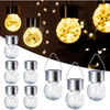 GIGALUMI Halloween Solar Lights Outdoor Solar Hanging Lanterns Outside 12PC(Warm White)